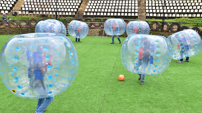 Experience bubble Soccer in Lonavla